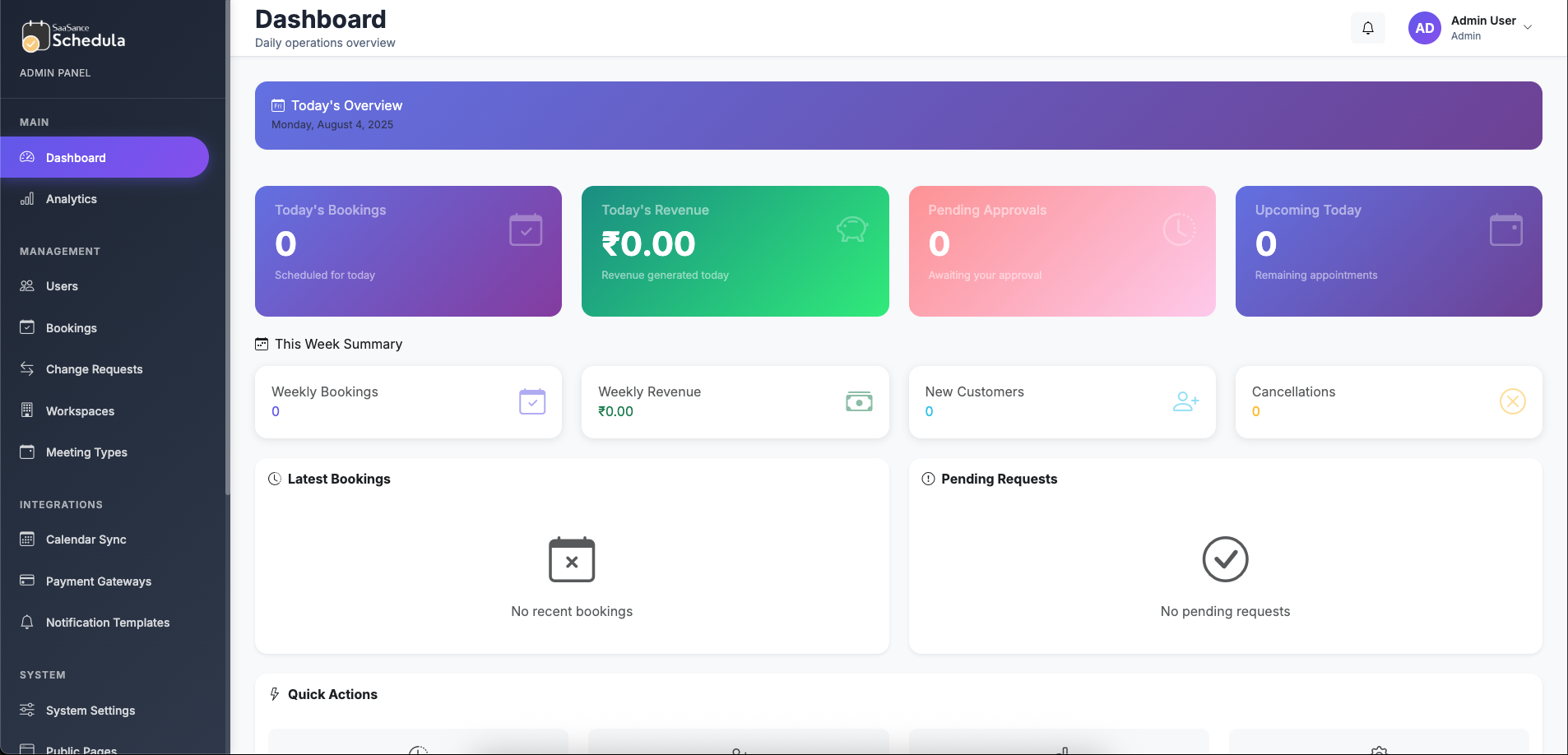 Schedula | Premium Appointment Booking Software - Screenshot