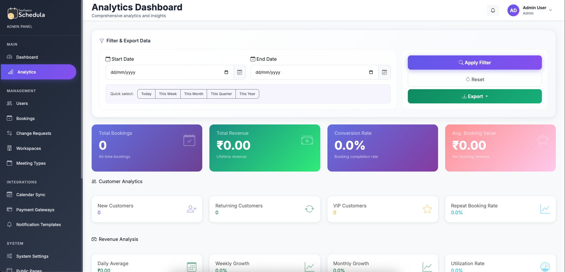 Schedula | Premium Appointment Booking Software - Screenshot
