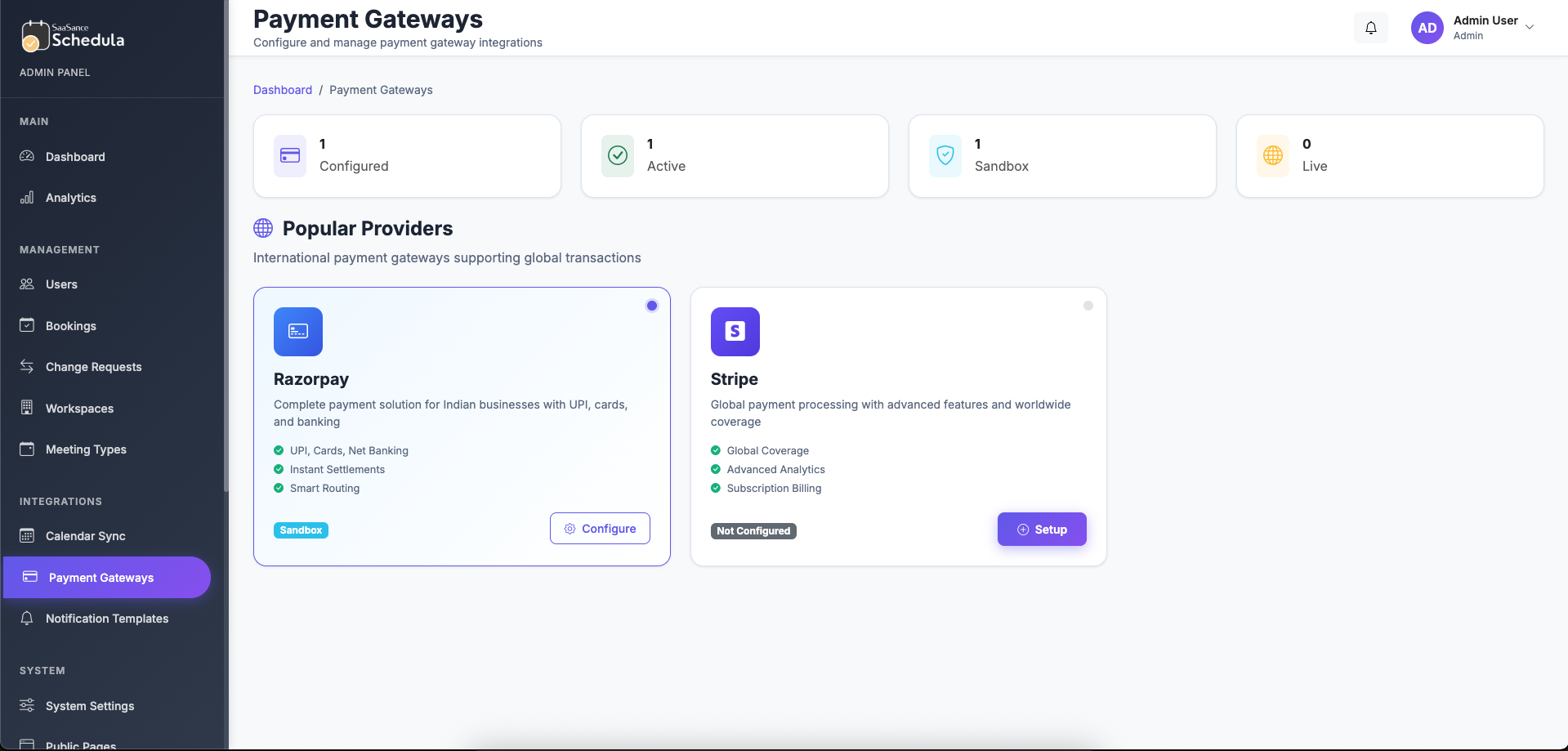 Schedula | Premium Appointment Booking Software - Screenshot