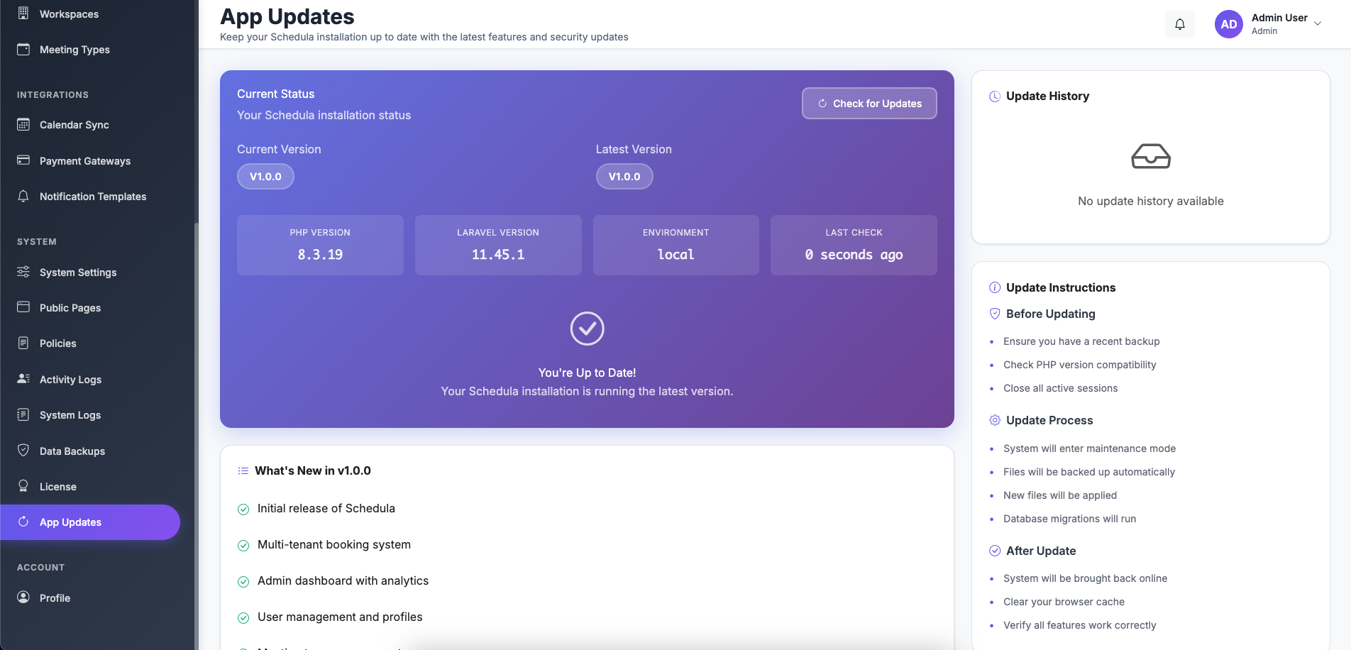 Schedula | Premium Appointment Booking Software - Screenshot