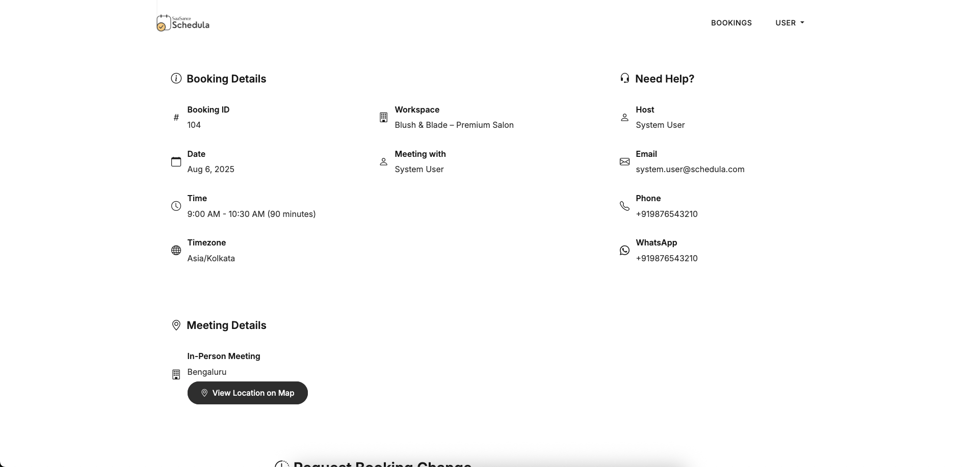 Schedula | Premium Appointment Booking Software - Screenshot