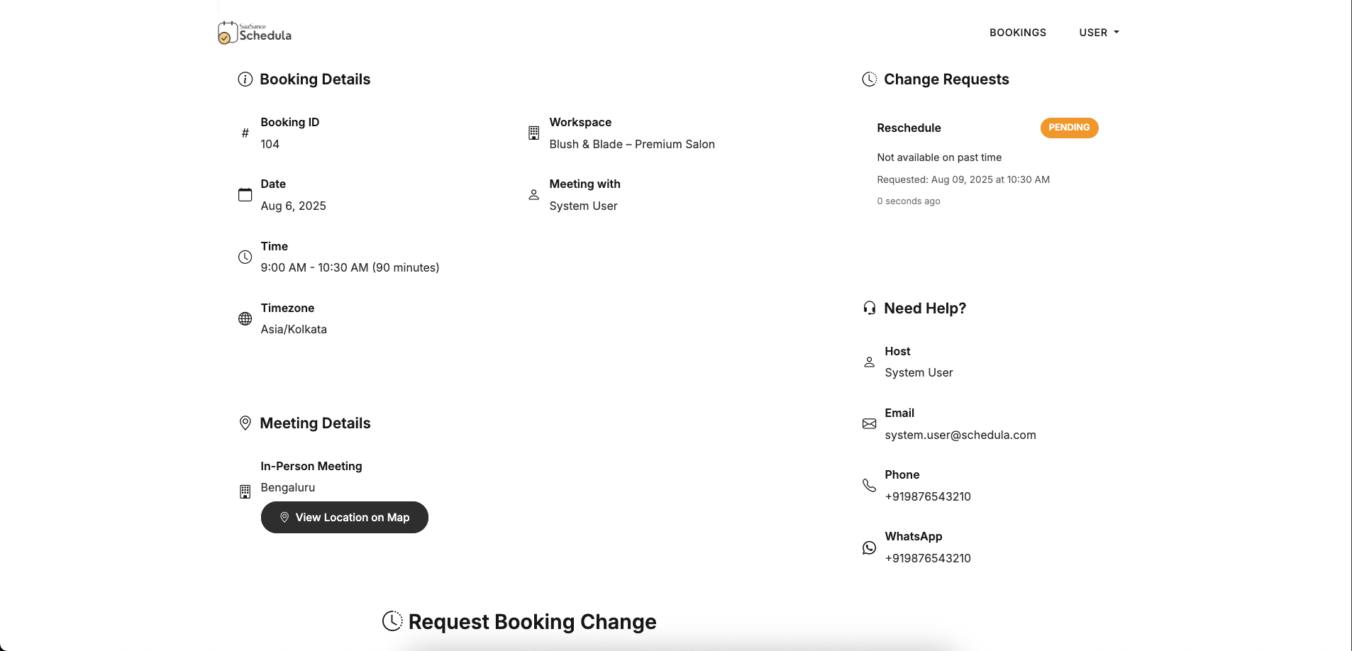 Schedula | Premium Appointment Booking Software - Screenshot