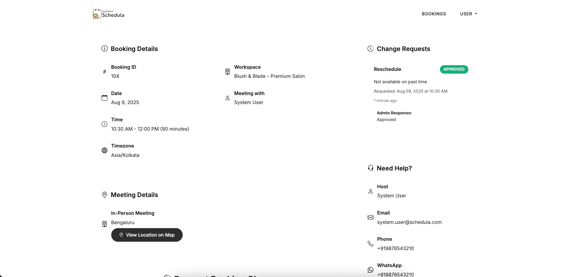 Schedula | Premium Appointment Booking Software - Screenshot