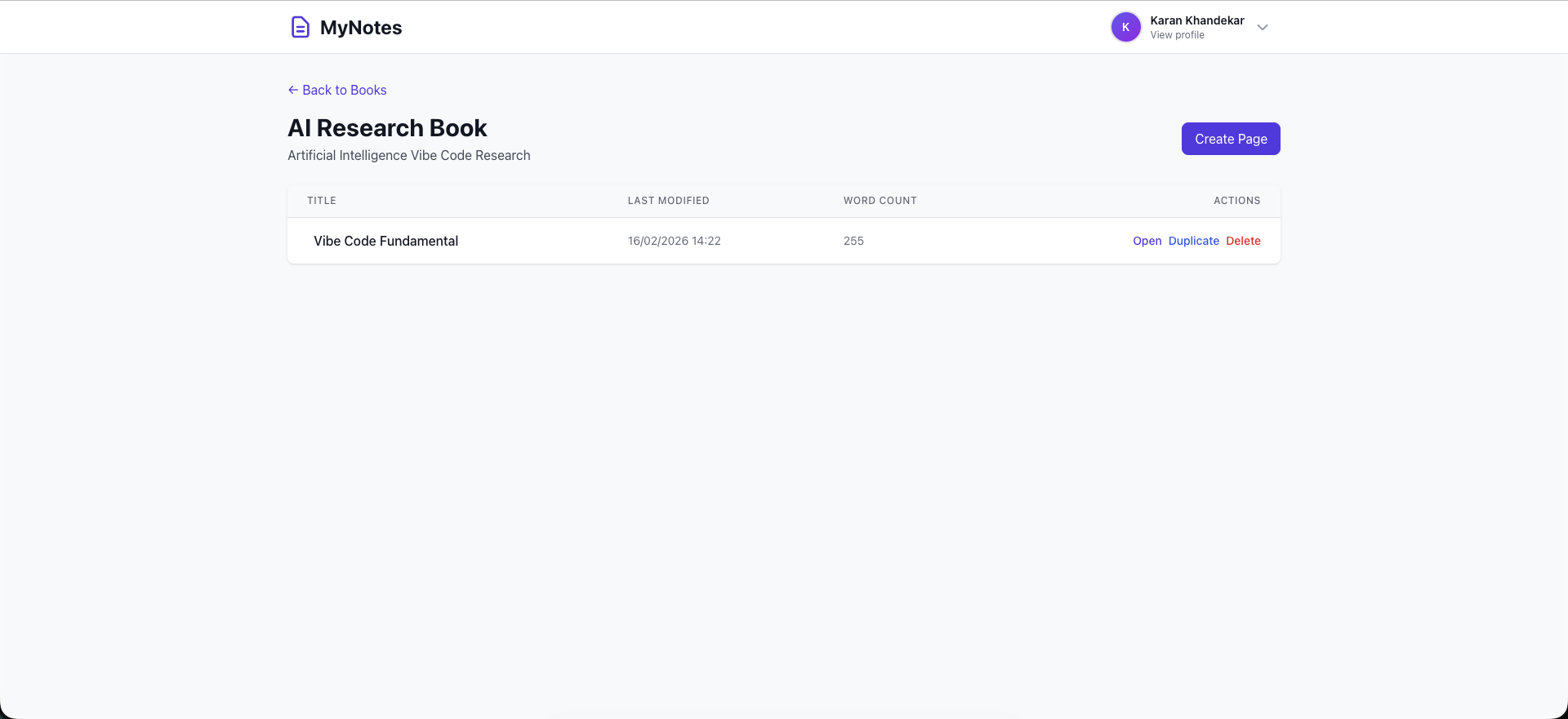 My Notes - Screenshot